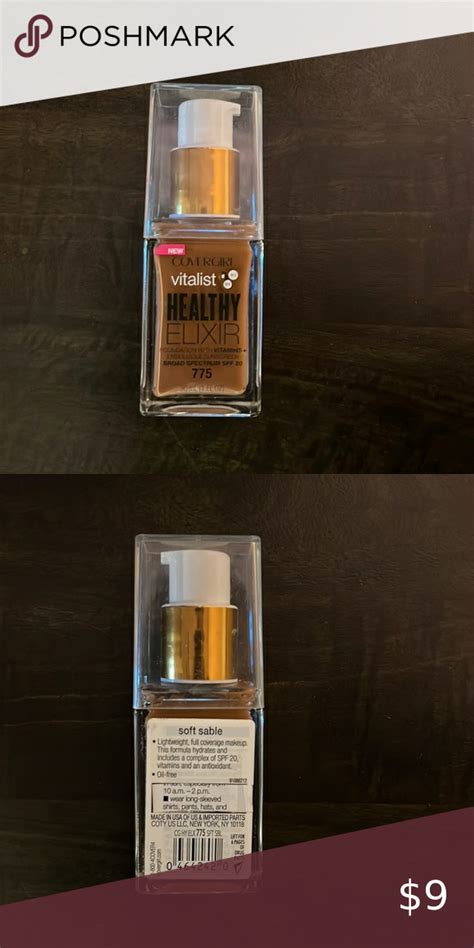 COVERGIRL Vitalist Healthy Elixir Foundation With Vitamins Soft Sable