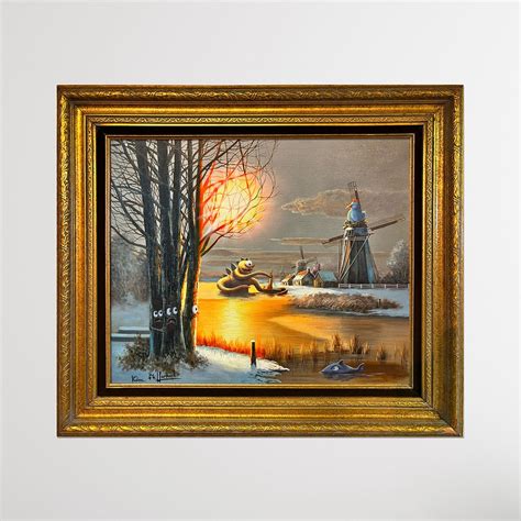 A Nice Dutch Landscape - Original Painting | Harnack Art