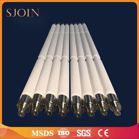 High Temperature Fused Silica Ceramic Roller For Glass Tempering And