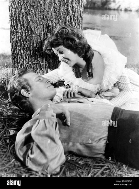 The Presidents Lady Charlton Heston Susan Hayward 1953 Stock Photo