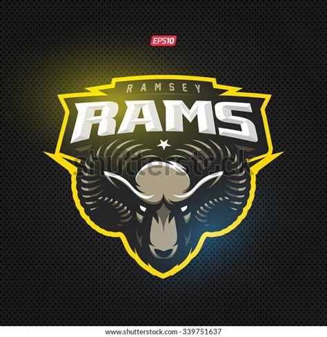 Modern Professional Rams Logo Sport Team Stock Vector (Royalty Free) 339751637 | Shutterstock