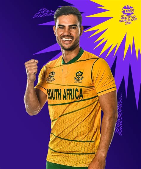 New South Africa T20 World Cup Jerseys 2021 Proteas T20 Wc Shirt 2021