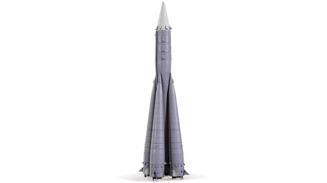 3D R-7 Semyorka Ballistic Missile - TurboSquid 1857656