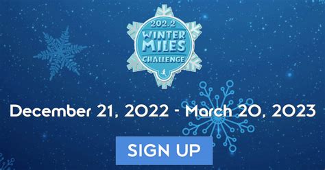 2022 Never Stop Running Foundation Winter Miles Challenge