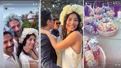 Alessandra Mastronardi Si Sposata Con Sannino L Abito Boho Chic