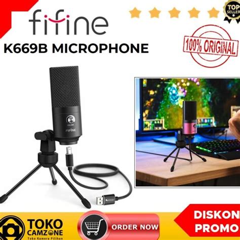 Jual Fifine K669B K669B Microphone Condenser Usb Shopee Indonesia