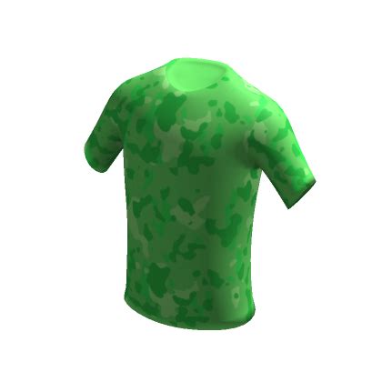 Green Camo T Shirt Roblox Item Rolimon S