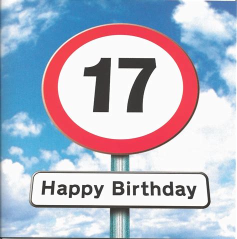 Birthday Card for 17 Year Old Boy – BirthdayBuzz