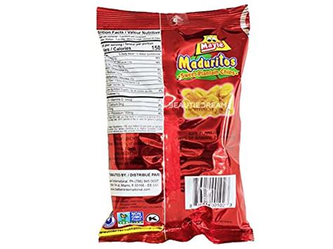 Mayte Plantain Chips Sweet Maduritos Pack Of 10 Sealed With O Datz