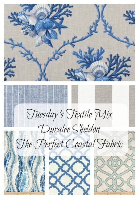 Tuesday's Textile Mix: Perfect Coastal Fabric | Coastal fabric, Coastal ...