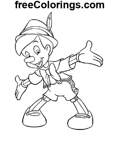 Morsom Pinocchio Pdf Gratis Utskrivbare Fargeleggingssider