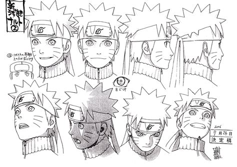 Naruto-Expo: Model sheet ou Settei Naruto (1)