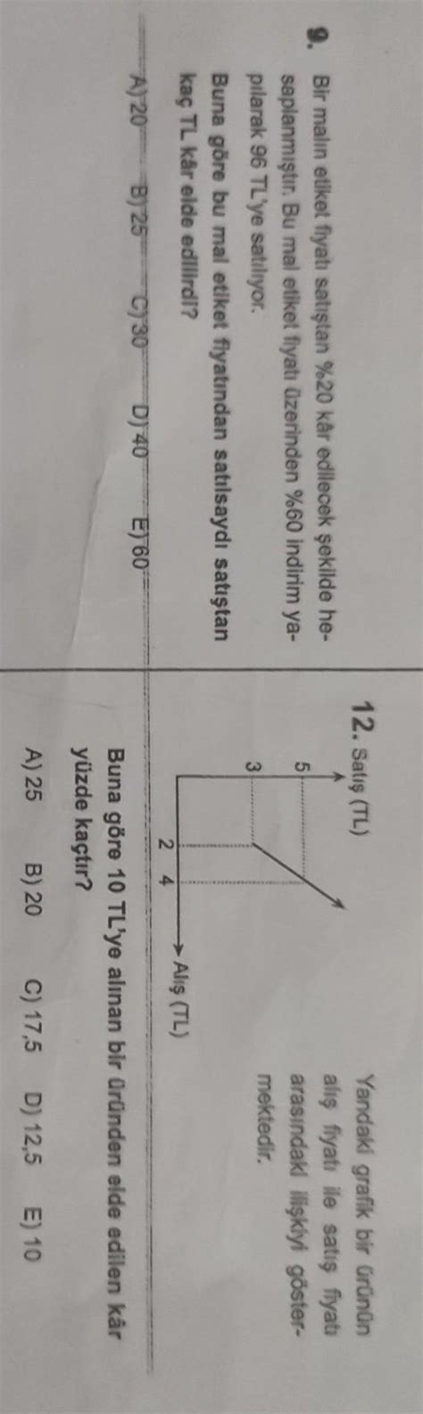 bu iki soruyu çözümlü ve adım adım açıklama ile yaparmısınız acil