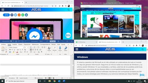 C Mo Dividir Pantalla Del Ordenador En Dos En Windows