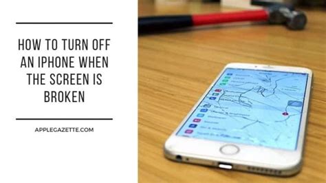 How To Turn Off Iphone Without Screen Functionality