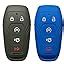 Amazon Alegender Qty 2 Silicone Smart Key Fob Cover Case Jacket