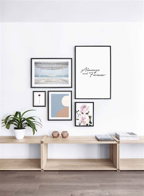 Always and Forever Graphic Typography Poster | Buy at Opposite Wall