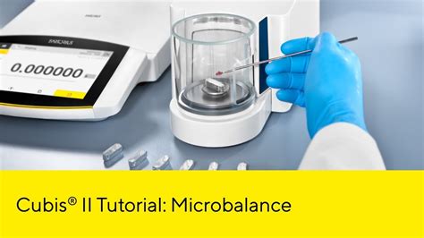 Overview Of The Cubis II Microbalance YouTube