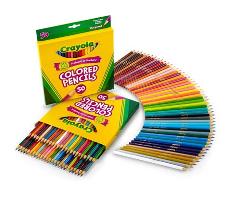 Crayola 50 Color Pencils Crayola Colored Pencils Colored Pencils Color