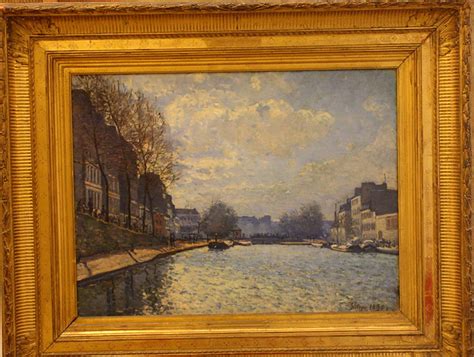 Alfred Sisley Vue Du Canal Saint Martin En A Photo On Flickriver