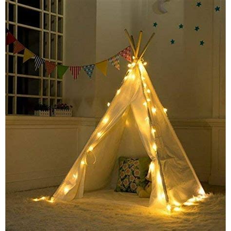 Vercico Led Fairy Lights For Kids Teepee Tent 4 Strings Lights For Wedding Christmas Party Kids ...