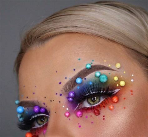 Pin By Samuel Wentzel On MAKEUP LOOKS Rave Makeup Crazy Eye Makeup