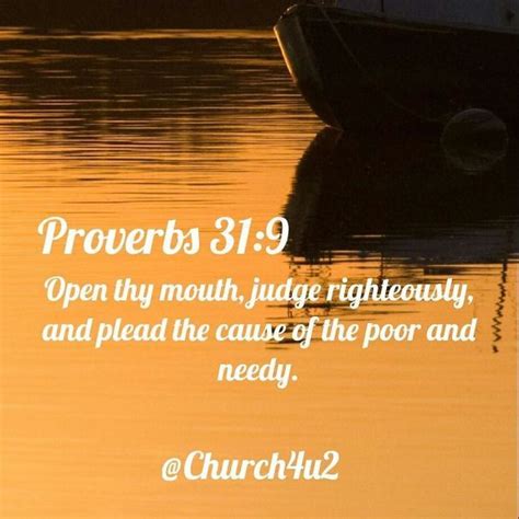 Proverbs Open Thy Mouth Judge Righteously And Plead The Cause