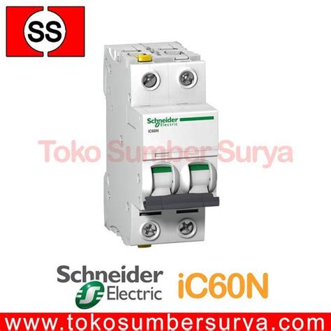 Jual Murah Banget Mcb Ic60N Mini Circuit Breaker Schneider Acti9 2P 4A