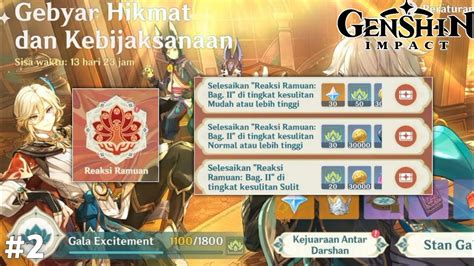 Event Gebyar Hikmat Dan Kebijaksanaan Reaksi Ramuan Genshin Impact