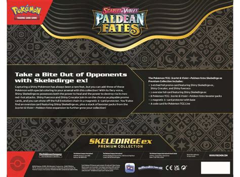 Pokemon Paldean Fates Premium Skeledirg Premium Collection Skeledirge