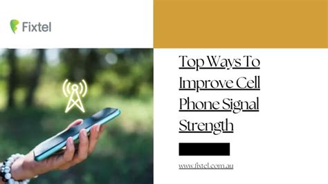 Ppt Top Ways To Improve Cell Phone Signal Strength Ppt Powerpoint