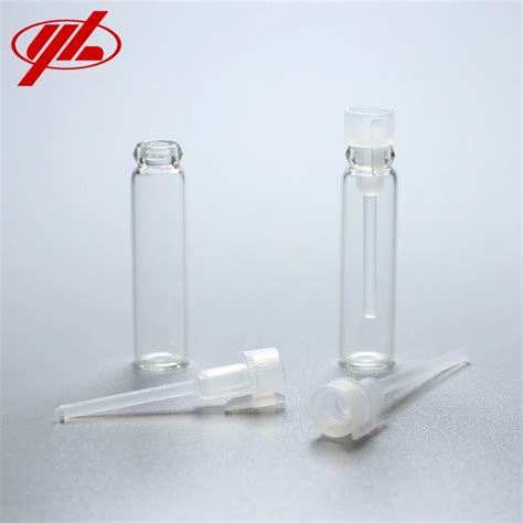 Ml Clear Neutral Borosilicate Tubular Small Glass Vial For Cosmetic