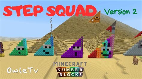 The Step Squad Song Ver 2 Numberblocks Minecraft Step Squad Math