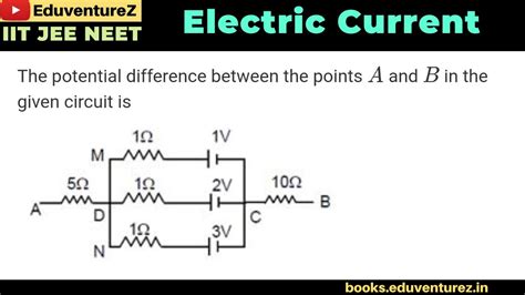 The Potential Difference Between The Points A And B In The Given