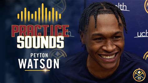 Peyton Watson Practice Media Availability Youtube