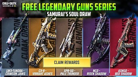 Free Samurai S Soul Armory Draw CODM COD Mobile Release Date YouTube