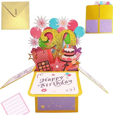 Carte Anniversaire Ans Cartes D Anniversaire Pop Up Carte De Voeux