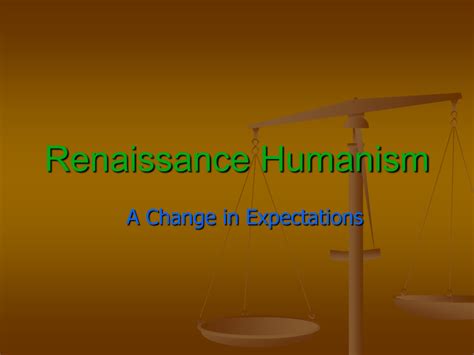 Renaissance Humanism