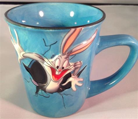 Bugs Bunny D Coffee Mug Blue Looney Tunes Xpress Mugs Coffee Mugs