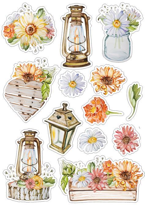 Наклейки для скрапбукинга распечатать