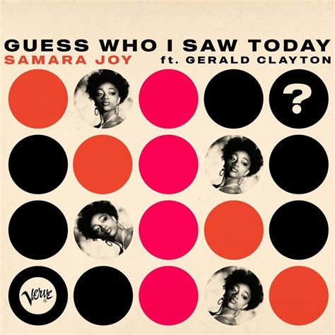 Samara Joy Guess Who I Saw Today Duo Version Lyrics Genius Lyrics