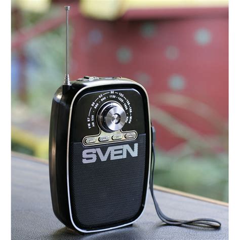 SVEN SRP-445 Портативная акустическая система с радио, возможностью ...