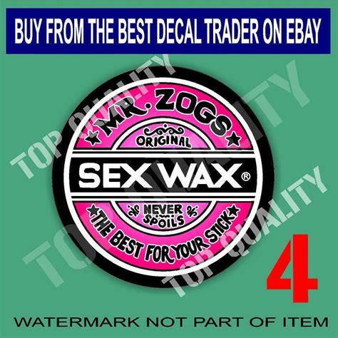 Sex Wax Decal Sticker Decal Sticker Surfboard Surfing Woody Surf Stickers Ebay