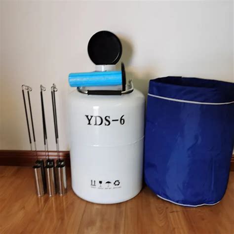 6l Cryo Freezing Container Liquid Nitrogen Cattle Semen Storage Tank