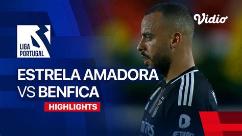 Estrela Amadora Vs Benfica Highlights Liga Portugal 2023 24 Vidio