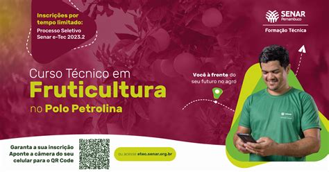 Curso T Cnico Em Fruticultura Senar Pe