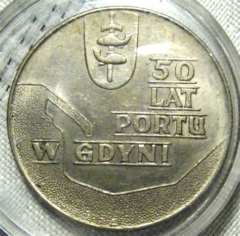 10 ZŁ 50 LAT PORTU W GDYNI 1972 PRL Poznań Licytacja na Allegro