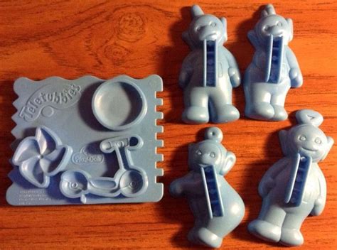 Teletubbies Play Doh Molds Cut Outs Tinky Winky Dipsy Po Laa Laa 5 pc ...