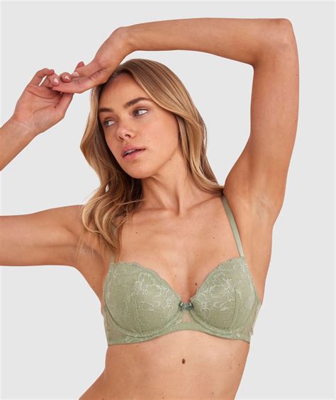 Bras N Things Sally Push Up Bra Khaki