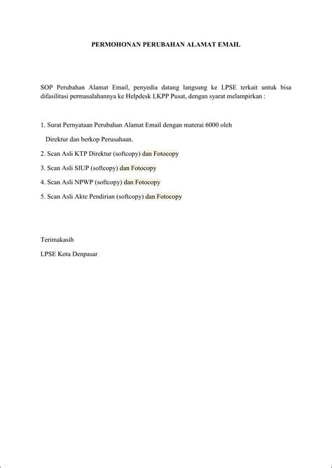 Contoh Surat Pernyataan Bahwa Perubahan Kepengurusan Cv Surat Lamaran